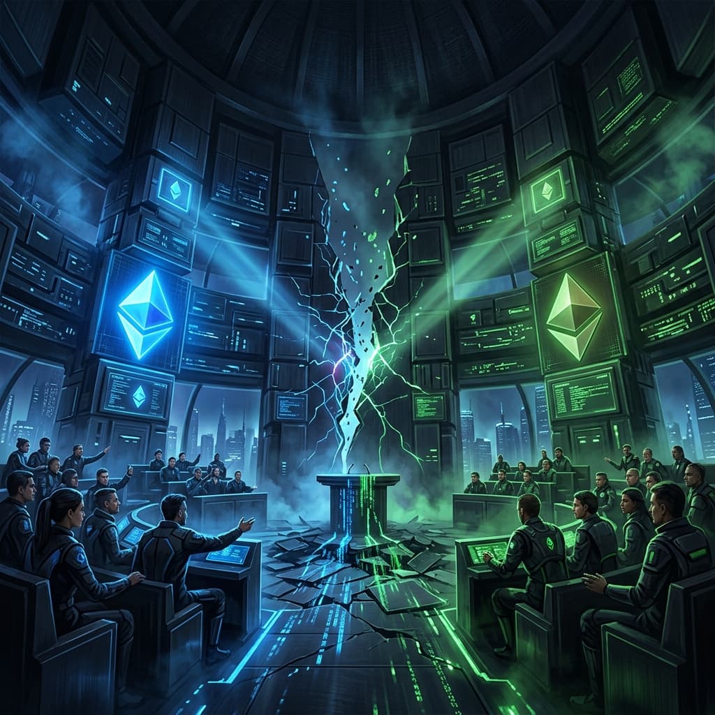 The Fork — Ethereum splits